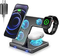 Wireless Charging Station for Apple - 3 in 1 Charger Stand Dock