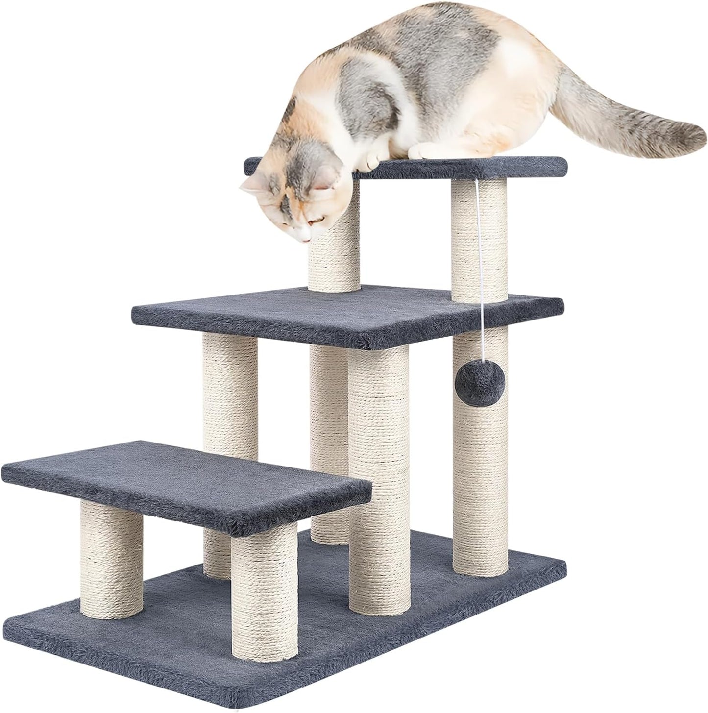 Dog Stairs and Cat Scratching Post by SOCATER - 20 in
