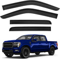 Shatterproof Tape-On Rain Guards for Ford F150 SuperCrew 2015-2025