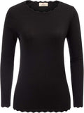 High Stretchy Long Sleeve Pullover Sweater for Women - Slim Fit