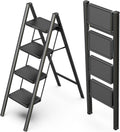 WOA WOA 4 Step Ladder Folding Step Stool - Compact, Stable Step Stool