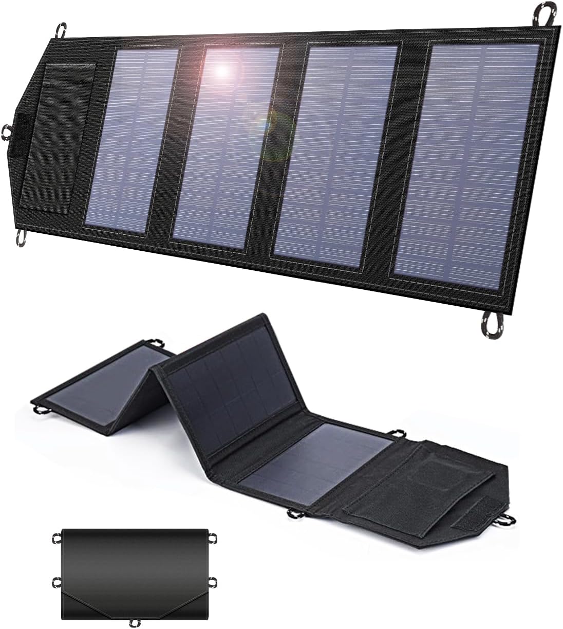 YIZENTURY 35W Portable Solar Charger - Fast Charge on the Go!
