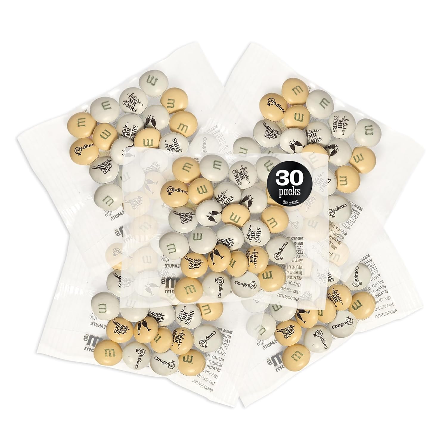 M&M'S WORLD Engagement or Wedding Shower Party Favors Set of 30