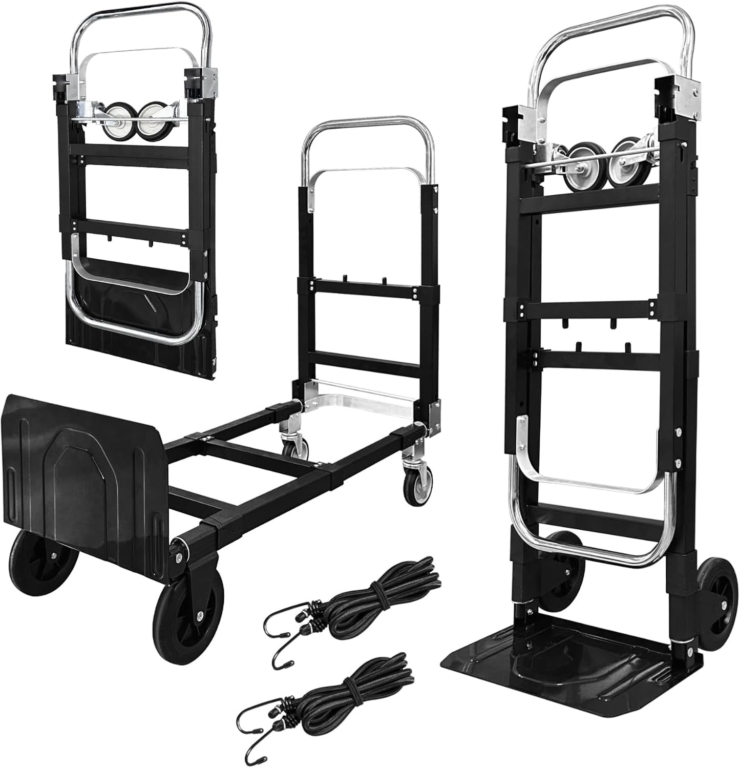 3-in-1 Aluminum Hand Truck Dolly for Heavy Duty Tasks