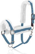 Equinavia Valkyrie Ultra Fleece Breakaway Horse Halter - Forever Blue
