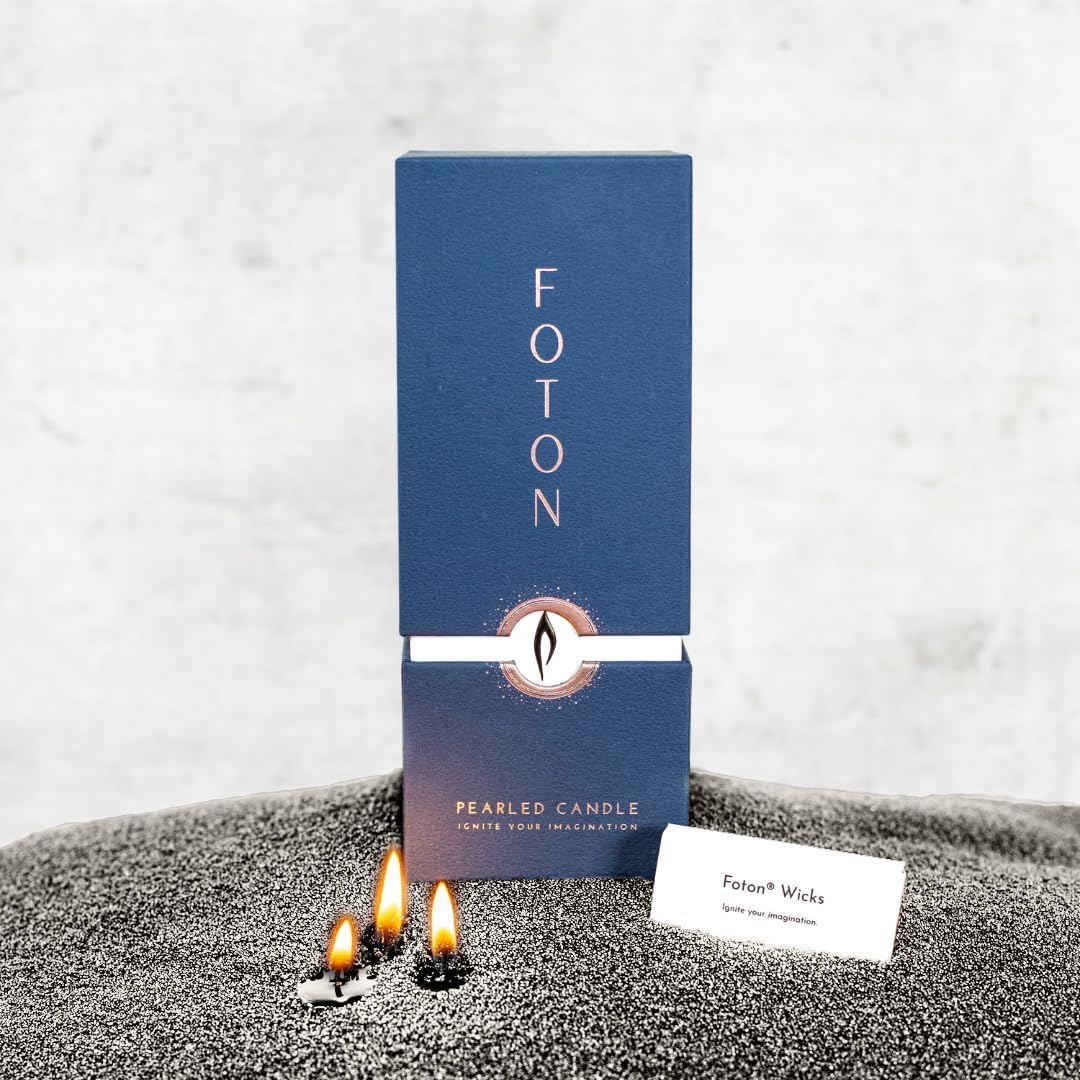 Foton Pearled Candle Smokey Sage 18 Oz - Non Toxic Luxury