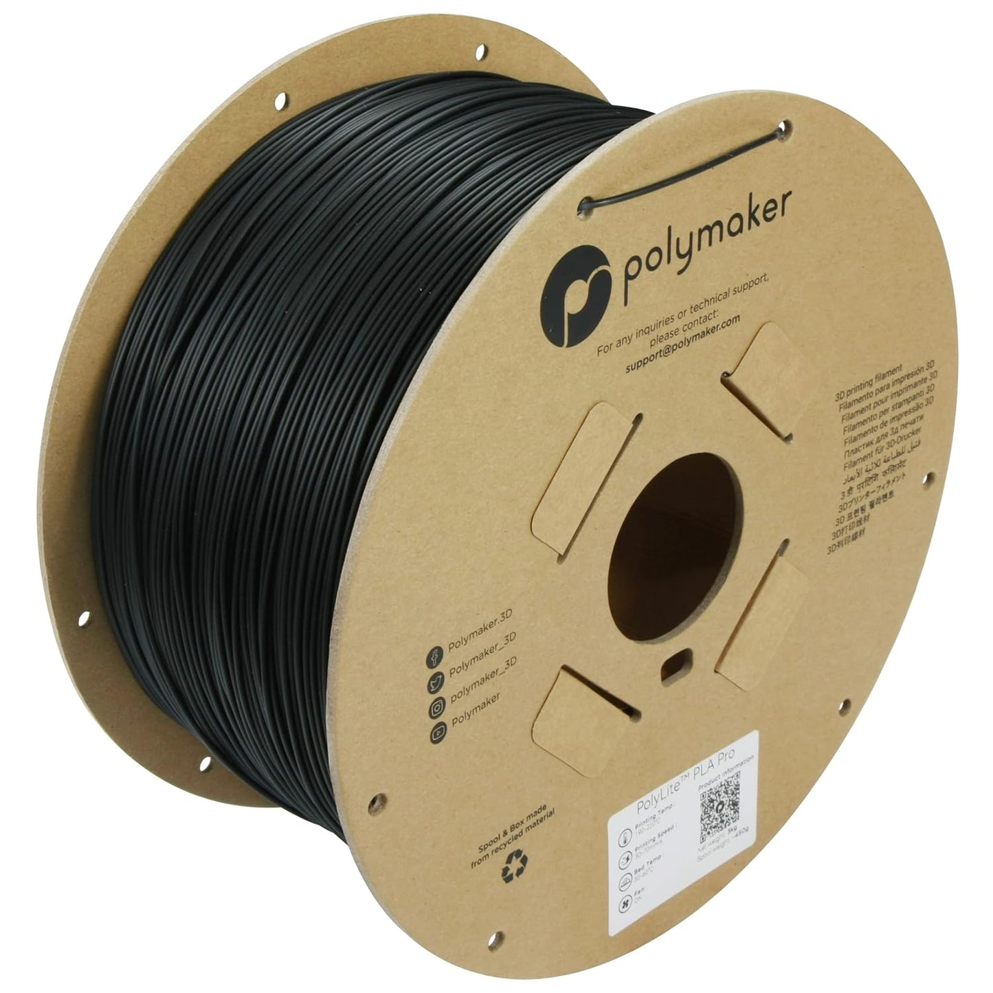 Polymaker PLA PRO Filament 1.75mm for Tough 3D Printing