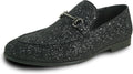 Men Glitter Dress Loafer for Prom and Wedding - Metallic Sparkle