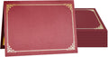 Certificate Holders Burgundy 50 Pack - Gold Foil Diploma Covers