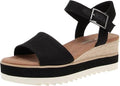 TOMS Diana Wedge Sandal - Lightweight Platform Comfort
