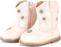 Infant Cowboy Boots for Boys & Girls - Round Toe Mid Calf Comfort