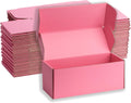 Small Shipping Boxes 10x4x4 in Pink Corrugated Cardboard - 20-Pack