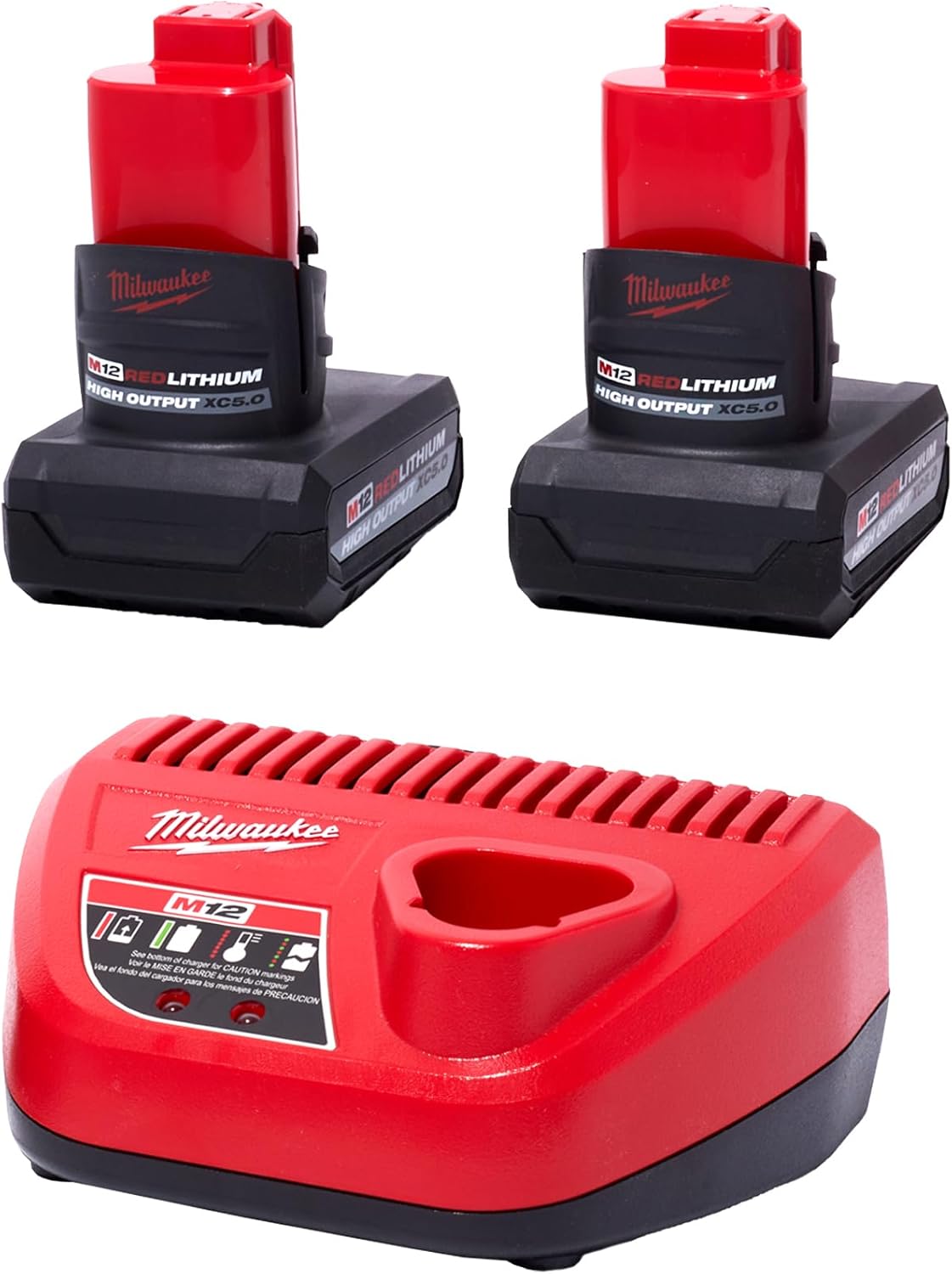 Milwaukee M12 HIGH Output XC5.0 Starter KIT for Power Tools