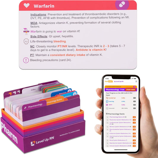 Nursing School Essential: Pharmacology Flash Cards