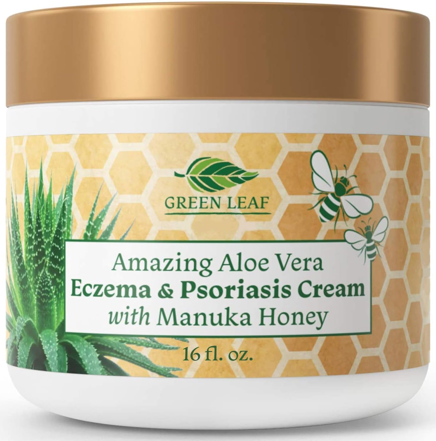 Manuka Honey Eczema Cream for Psoriasis Relief and Moisturizing
