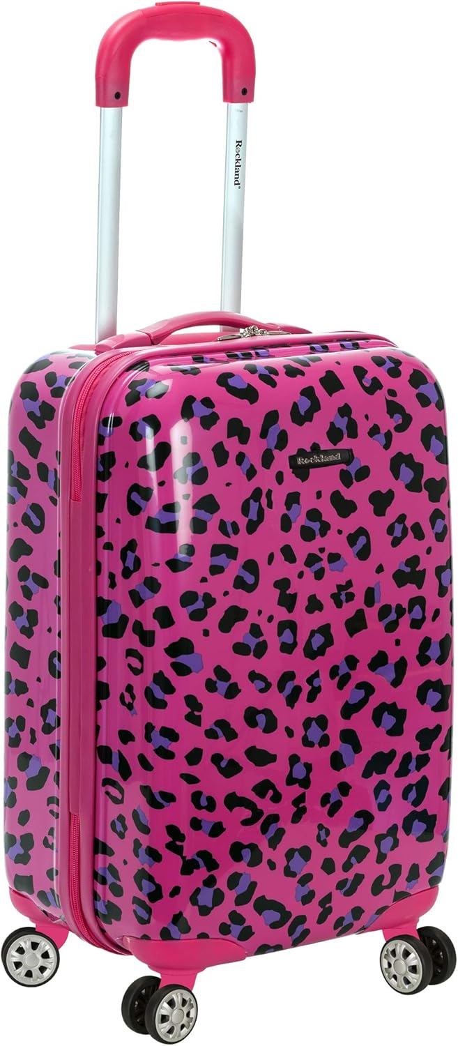 Rockland Safari Hardside Spinner Wheel Luggage for Travel