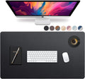 Leather Desk Pad 36 in x 20 in - Waterproof Dual-Sided Office Mat