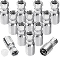 12 Pack Hydraulic Hose End Fittings for Secure Connections