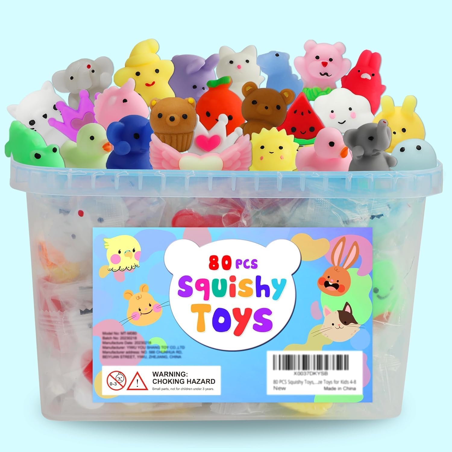 Kawaii Squishy Toy Bulk for Kids 4-8: Fidget Fun!