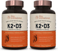 Vitamin K2 MK7 with D3 Supplement 5000 IU - Bone & Heart Support