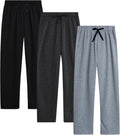 Sweet Hearts Girls' Sweatpants 3 Pack - Soft Active Fleece Pants