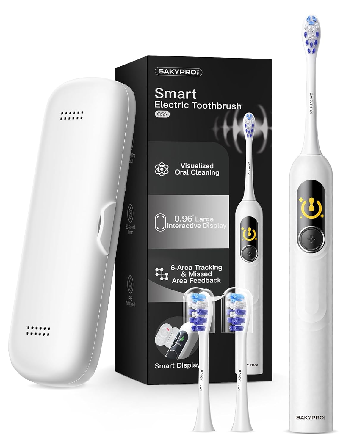 Electric Toothbrush with AI Smart Screen for Optimal Oral Care