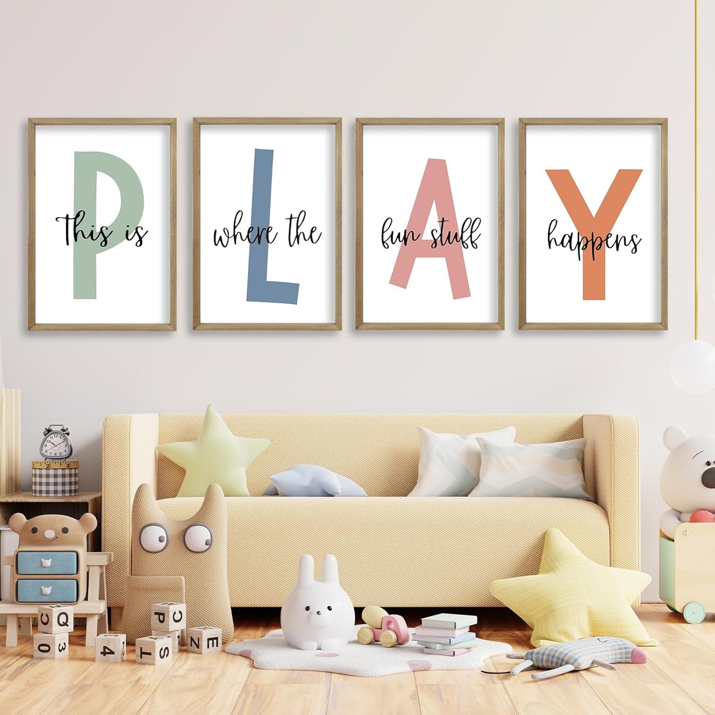 This Is Where The Fun Stuff Happens Kids Playroom Wall Art
