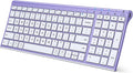 iClever Bluetooth Keyboard Quiet Typing Multi-Device - Slim