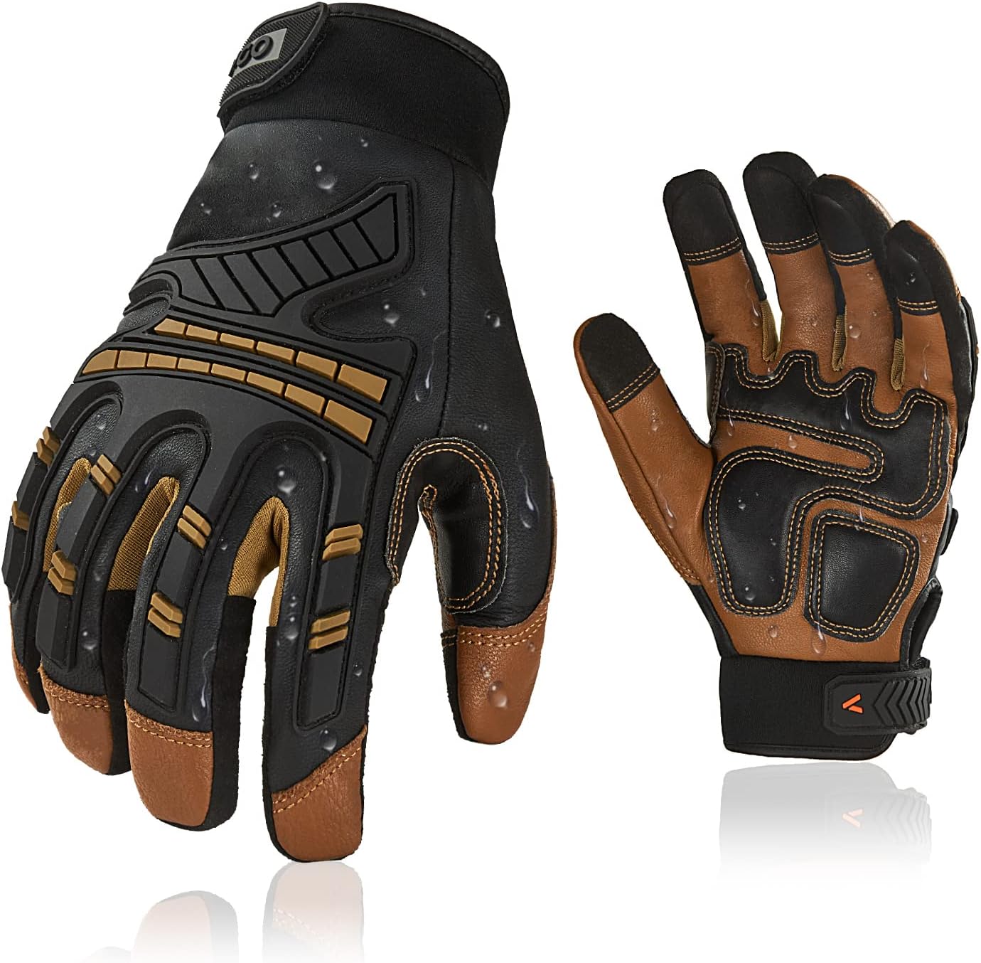 Water Repellent Goat Leather Mechanics Glove - High Dexterity
