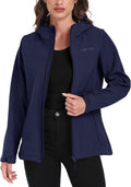Softshell Jacket Women Fleece Lined Rain Jacket - Lightweight Warm