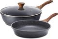 SENSARTE Nonstick Frying Pan Set with Swiss Granite Coating