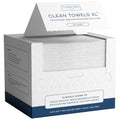 Clean Towels XL 100% Biobased Face Towels - Disposable, Ultra Soft