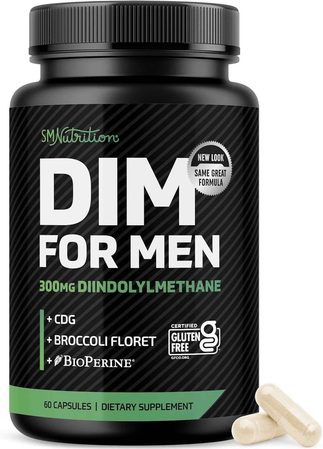 DIM Supplement for Men 300mg - Estrogen Blocker & Hormone Balance