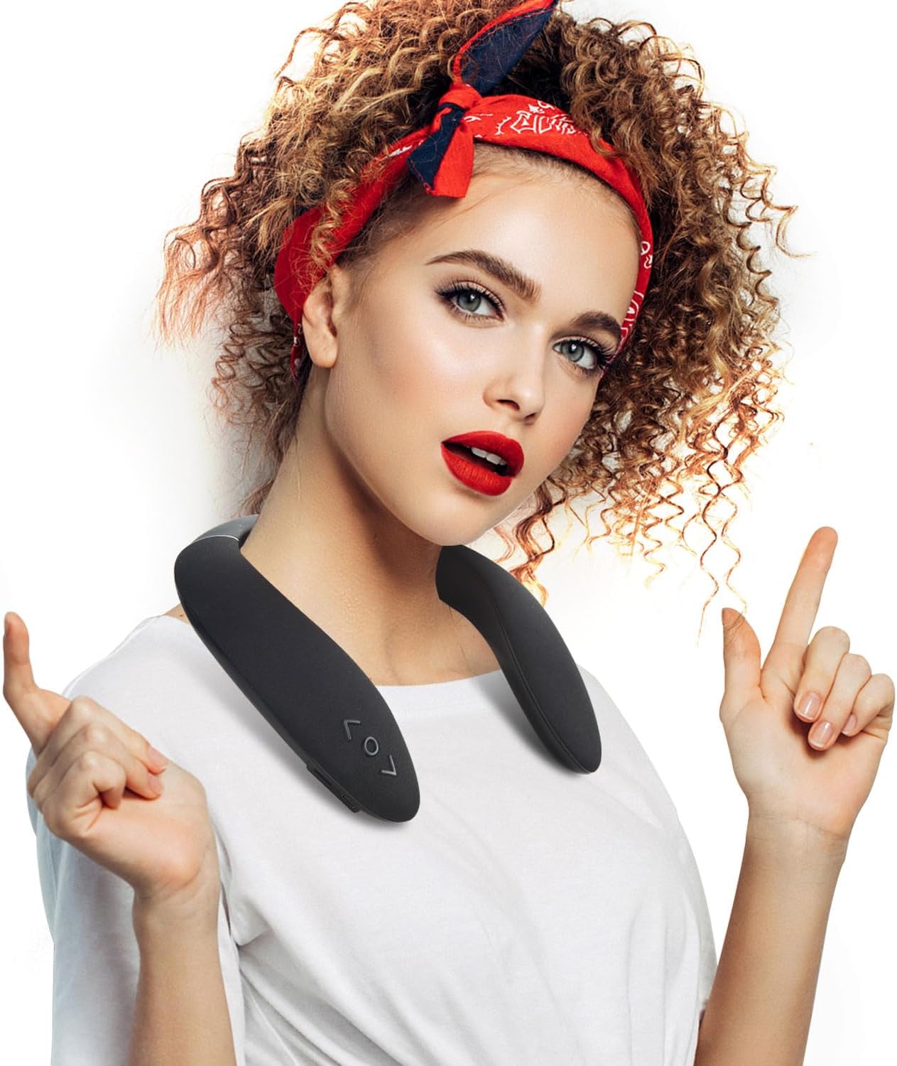 Wireless 3D Stereo Neckband Speaker - 24H Playtime