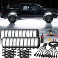 20Pods Pure White LED Rock Lights Kit for Trucks - Bright Underglow