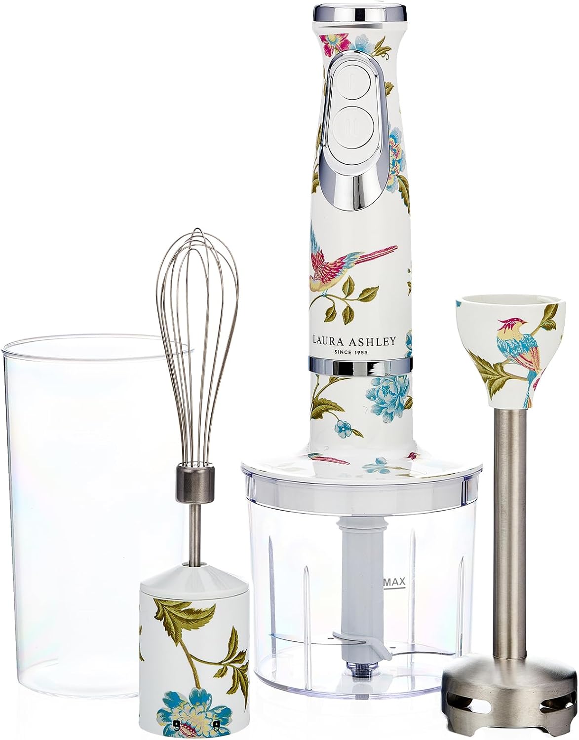 Laura Ashley 150W Immersion Blender - 4 in 1 Kitchen Tool