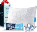 Shredded Memory Foam King Size Cooling Pillow - Adjustable Comfort