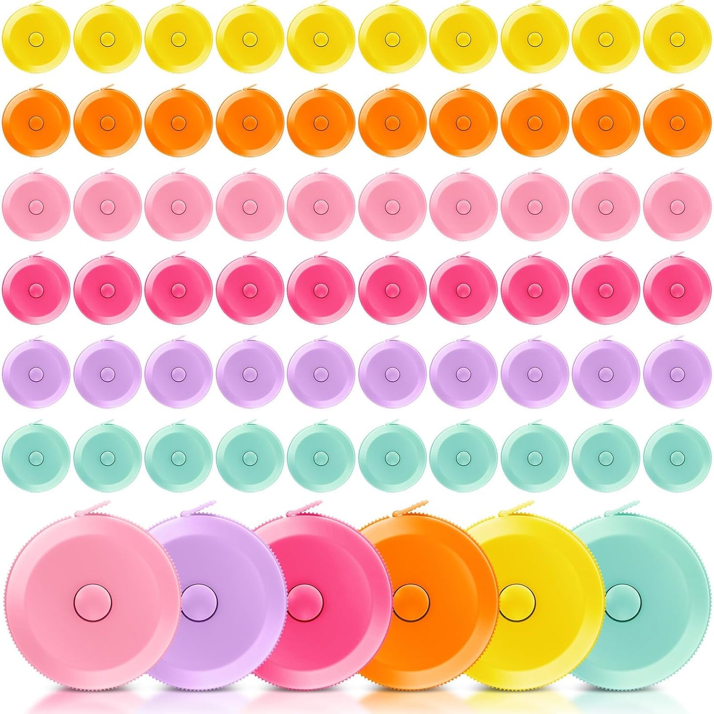 Kigeli 100 Pcs Tape Measure 60 Inch for Sewing and Body Use