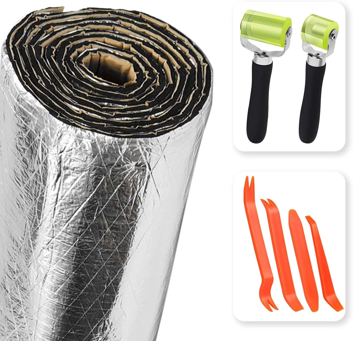 MODIGT Car Heat Shield Insulation: Sound Deadening Kit + Tools