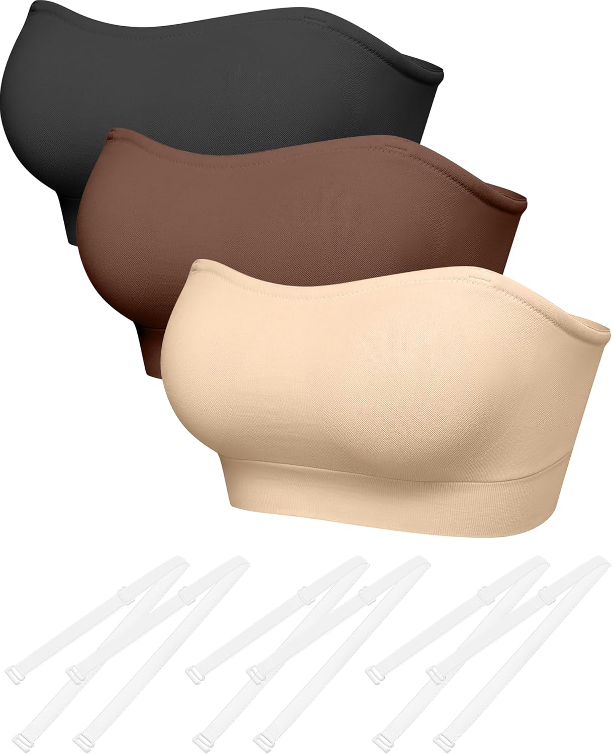 DEANGELMON Strapless Bras for Women - Comfort Non-Slip Design