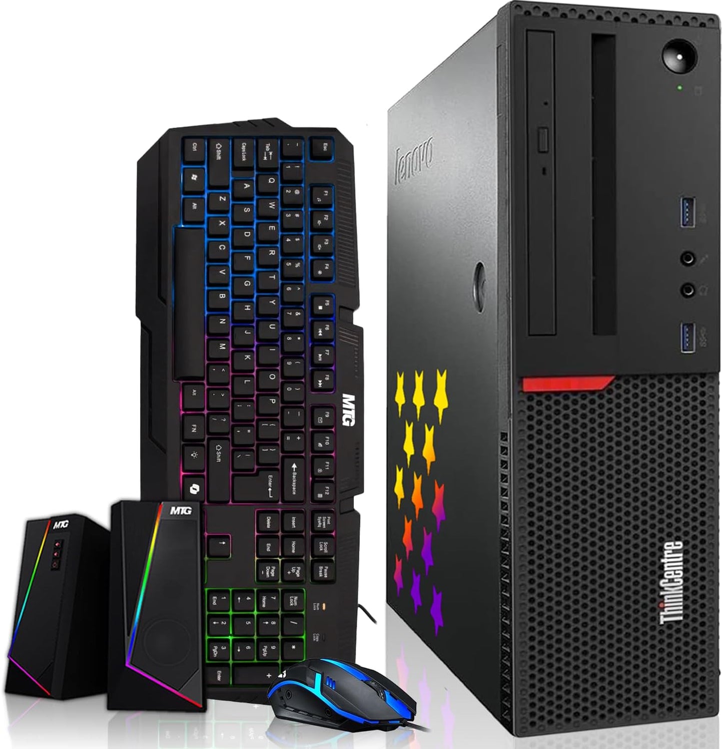 Lenovo Desktop PC Gaming Bundle with Intel Core i7 and RGB Gear