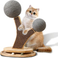 Tree-Shaped Cat Scratching Post with Vertical Scratcher - Fun, Natural