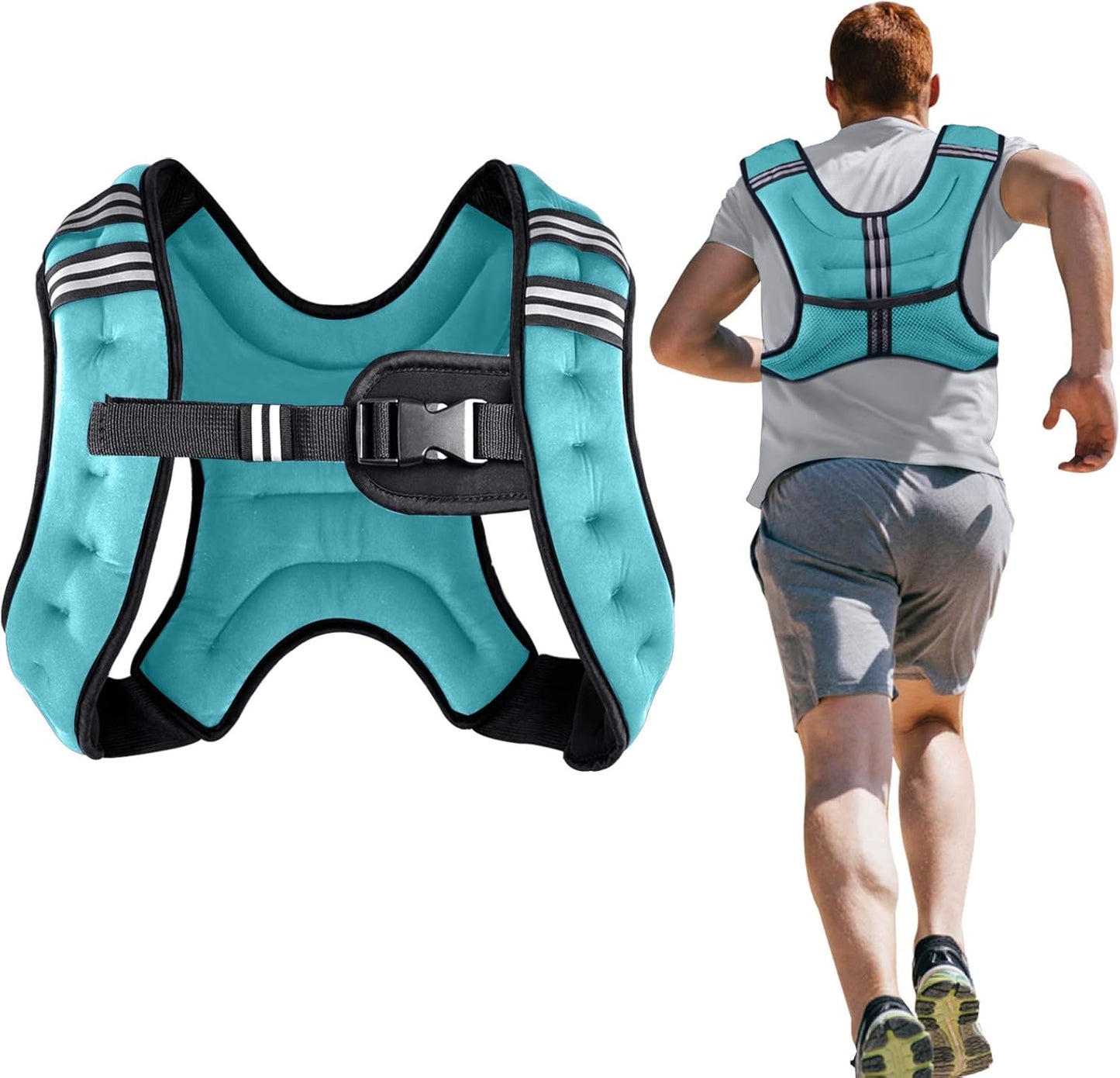 Weighted Vest for Men Women Kids - Adjustable Training Vest