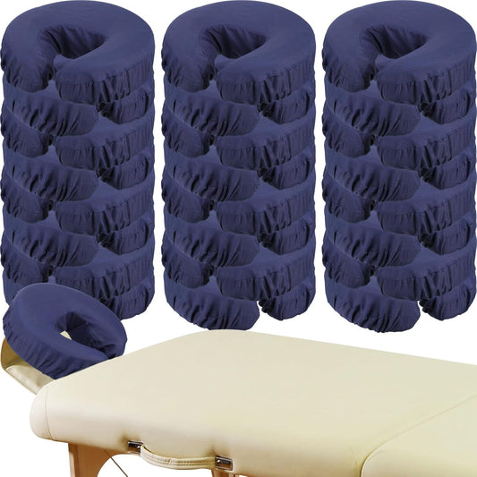 24 Pcs Face Cradle Covers for Massage Table - Soft & Reusable