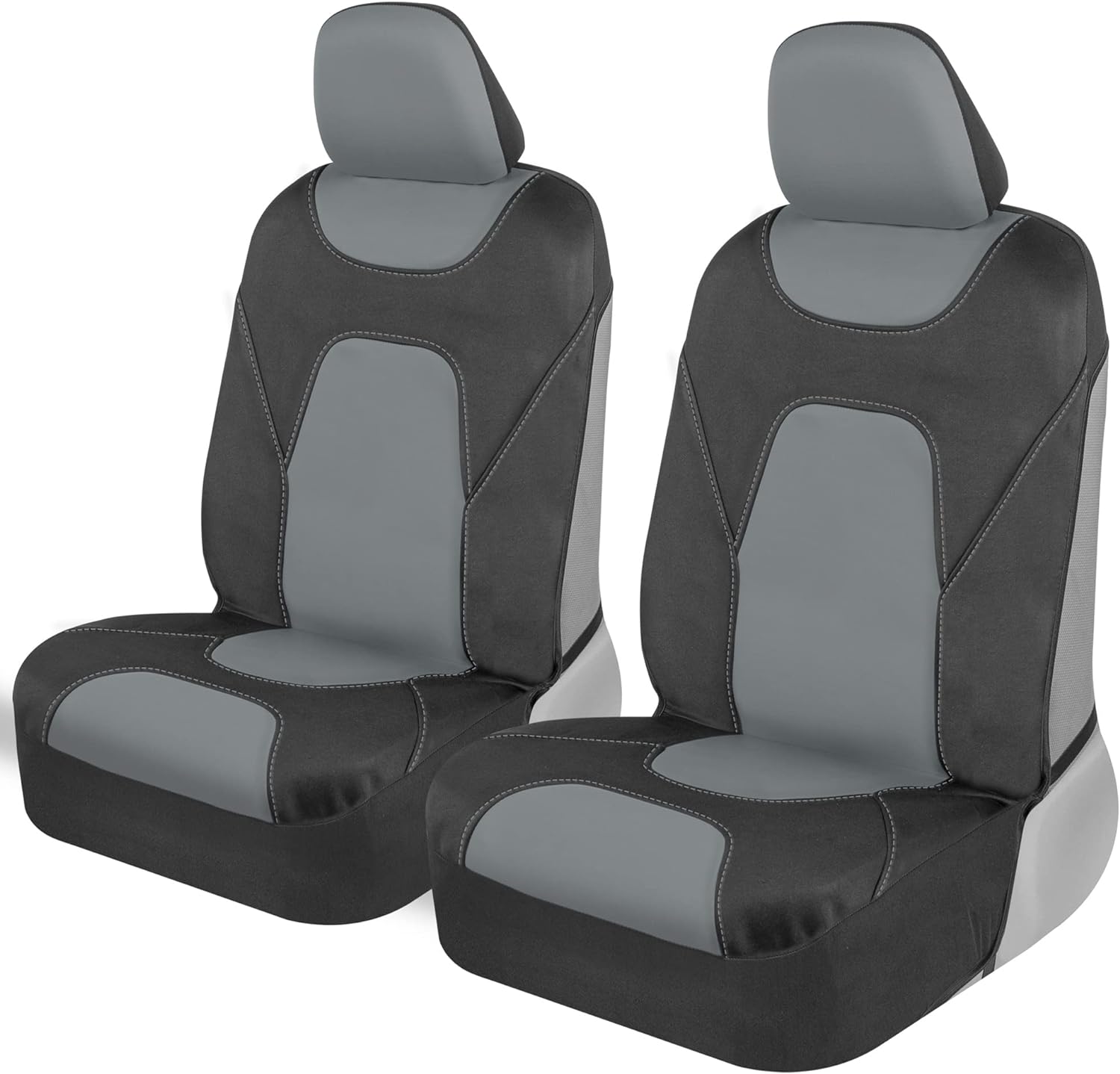 Waterproof Gray Front Seat Covers by Motor Trend