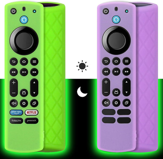 Glowing Silicone Remote Case Set - 2-Pack
