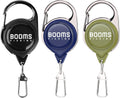 Booms Fishing RG1 Fly Fishing Zinger Retractor 3 pcs - Secure Tether