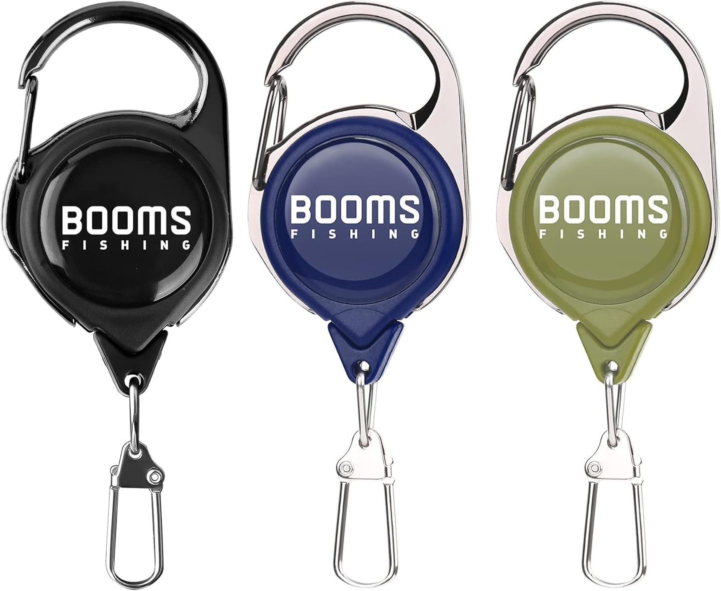 Booms Fishing Zinger Retractor 3 pcs - Secure Your Gear