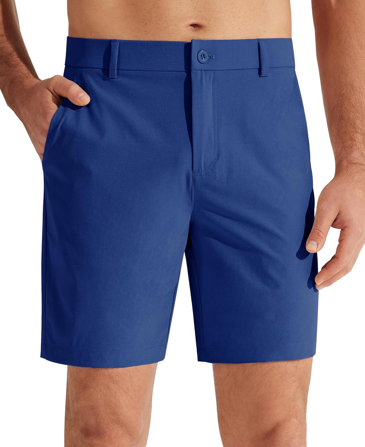 Libin Mens Golf Shorts 7in Quick Dry Lightweight Casual Wear
