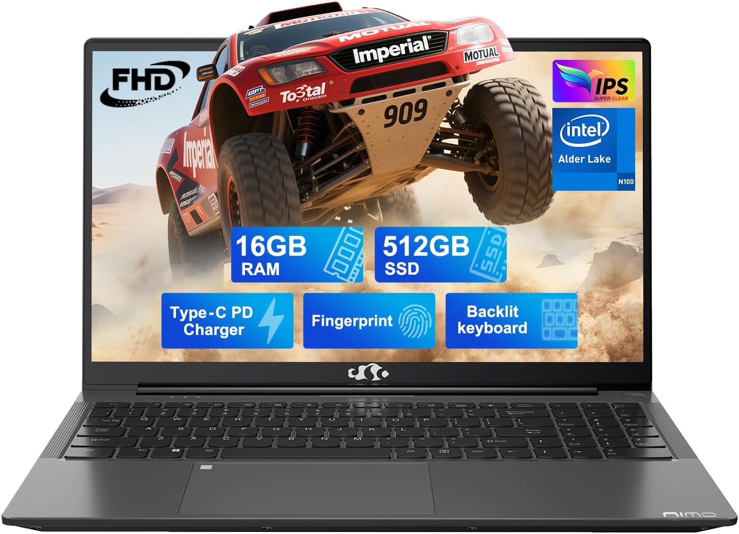 NIMO 15.6 IPS FHD Student Laptop with Intel Pentium N100